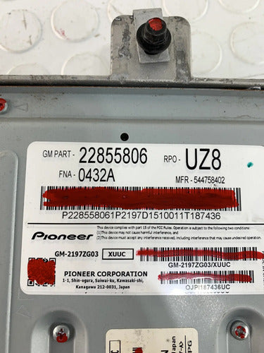 Amplificador Chevrolet Equinox 2010-2017 2.4 Negro