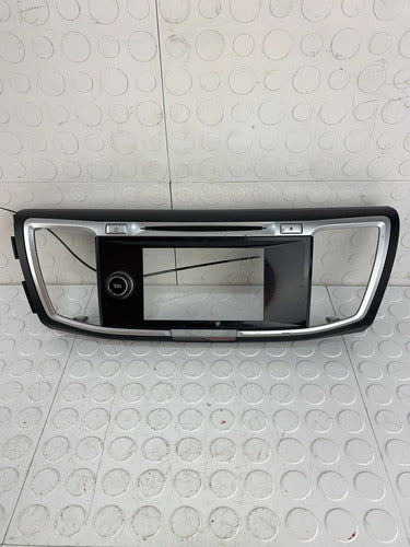 Moldura Frente Estéreo Honda Accord 2013-2017 V6 Cr3 Negro