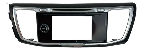 Moldura Frente Estéreo Honda Accord 2013-2017 V6 Cr3 Negro