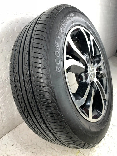 Rin Con Llanta Aluminio R14 Baic D20 2017-2020 Negro