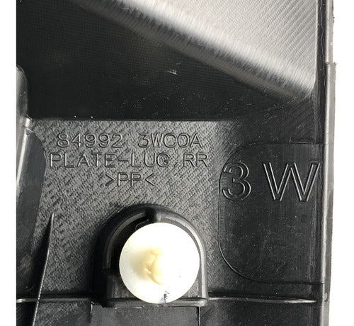 Moldura Chapa De Cajuela Nissan Note 2014-2019