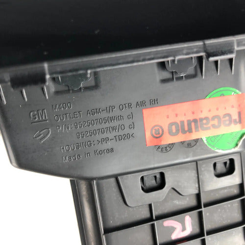 Rejilla Difusor Clima Derecha Chevrolet Spark Ng 2016-2021