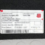 Tapete Trasero Mercedes Benz Clase A W177 2018-2023 Negro