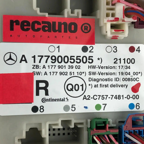 Modulo Puerta Trasera Izquierda Mercedes Benz Clase A W177