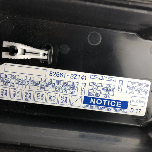 Módulo Caja Fusibles Motor Toyota Avanza 2016-2021 Std
