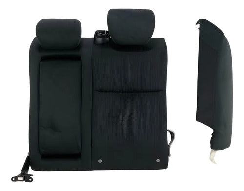 Cubre Asiento Respaldos Izquierdos Honda City 2014-2020 Negro