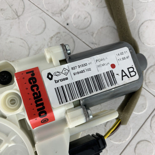 Elevador Motor Trasero Izquierdo Renault Fluence 2011-2017
