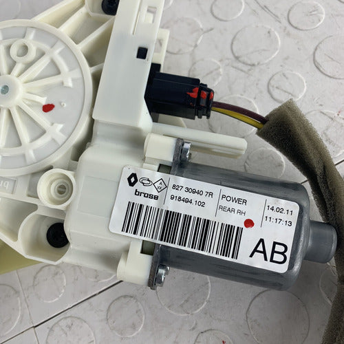 Elevador Motor Trasero Derecho Renault Fluence 2011-2017