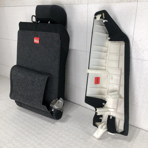 Cubre Asiento Respaldos Derechos Honda City 2014-2020 Negro