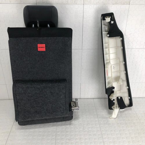 Cubre Asiento Respaldos Derechos Honda City 2014-2020 Negro
