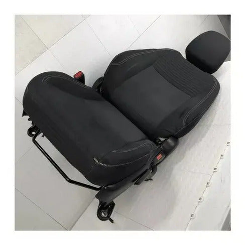 Cubre Asiento Delantero Izquierdo Toyota Yaris Hb 2012-2016 Negro