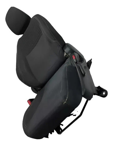 Cubre Asiento Delantero Izquierdo Toyota Yaris Hb 2012-2016 Negro