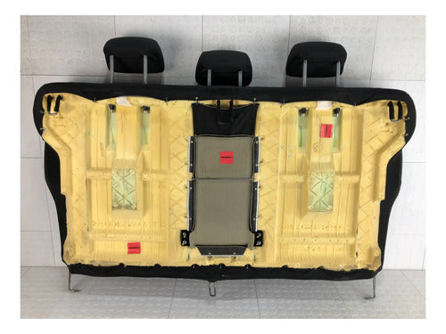 Cubre Asiento Respaldo Trasero Dodge Attitude 2015-2022 Negro