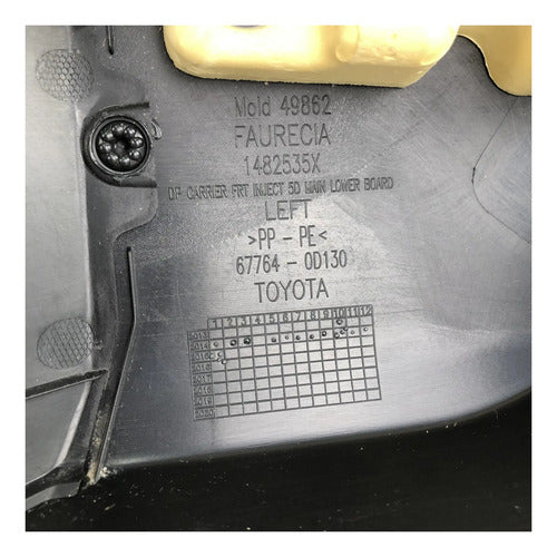 Panel Puerta Delantera Izquierda Toyota Yaris Hb 2012-2016