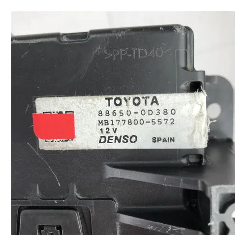 Modulo Control Del Clima Ac Toyota Yaris Hatchback 2012-2016