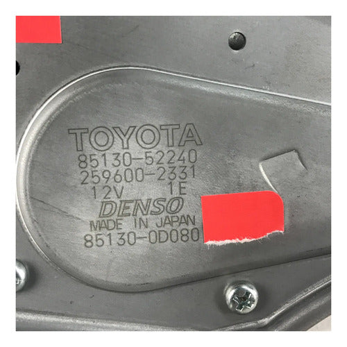 Motor Limpiaparabrisas Trasero Toyota Prius C 2018-2021