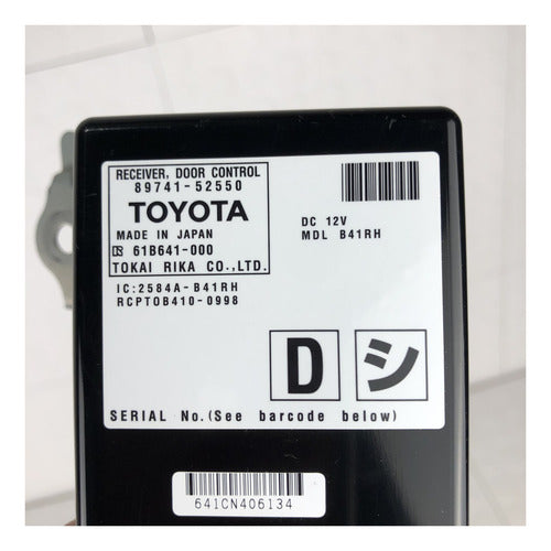 Modulo Control Cierre Puertas Toyota Yaris Hatchback 2015