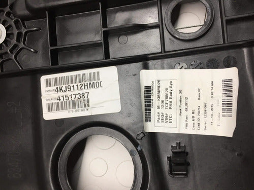 Riel Elevador Trasero Izquierdo Hyundai Elantra 2011-2016
