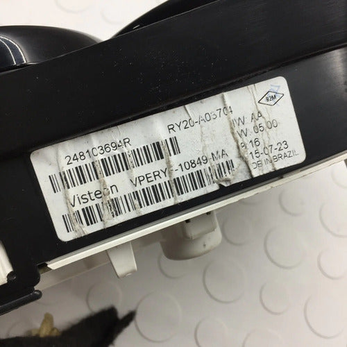 Cluster Panel Velocimetro Renault Logan Sandero Automatico Negro